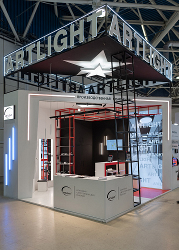Выставочный стенд компании ARTLIGHT, Interlight 2022 - освещение рис.1
